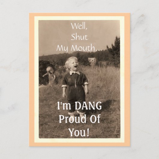 Hou mijn mond dicht... briefkaart (Voorkant)