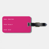 Hou mijn wagen kalm op bagagelabel (Achterkant horizontaal)