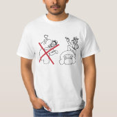 Hou niet van de Hippo T-shirt (Voorkant)
