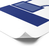 Hou niet van duimen neer grappig Poster (Hoek)