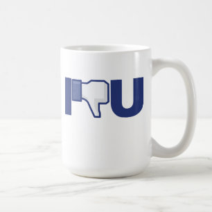 Hou niet van duimen neer grappige mok