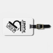 Hou niet van microben dat je op de verkeerde plane bagagelabel (Voorkant horizontaal)