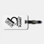 Hou niet van microben dat je op de verkeerde plane bagagelabel (Achterkant horizontaal)