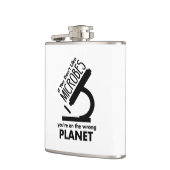 Hou niet van microben dat je op de verkeerde plane heupfles (Links)