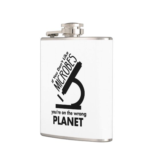 Hou niet van microben dat je op de verkeerde plane heupfles (Links)