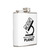 Hou niet van microben dat je op de verkeerde plane heupfles (Rechts)