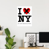 Hou Niet Van New York Grappige Poster Humor (Thuiskantoor)