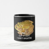 Hou op. Ik kan de kikker Mok niet breken (Midden)