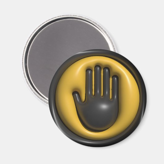 Hou op! magneet (Voorkant / Achterkant)