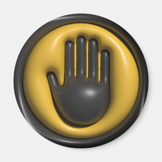 Hou op! magneet (Voorkant)