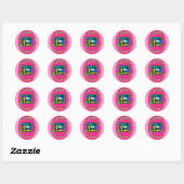 HOU OP ME LASTIG TE VALLEN RONDE STICKER (Vel)