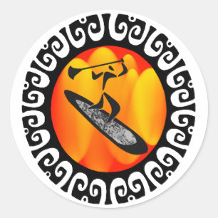 HOU OP MET DE DAG RONDE STICKER