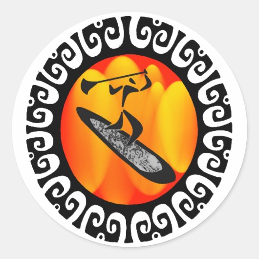 HOU OP MET DE DAG RONDE STICKER (Voorkant)