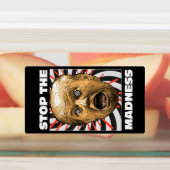 HOU OP MET DIE WAANZIN! DUMP TRUMP! LABELS (Aangebracht)