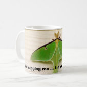 Hou op met me te buigen! mok koffie (Voorkant links)