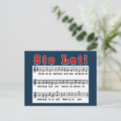 Hou op! Song-Briefkaart Briefkaart (Staand voorkant)