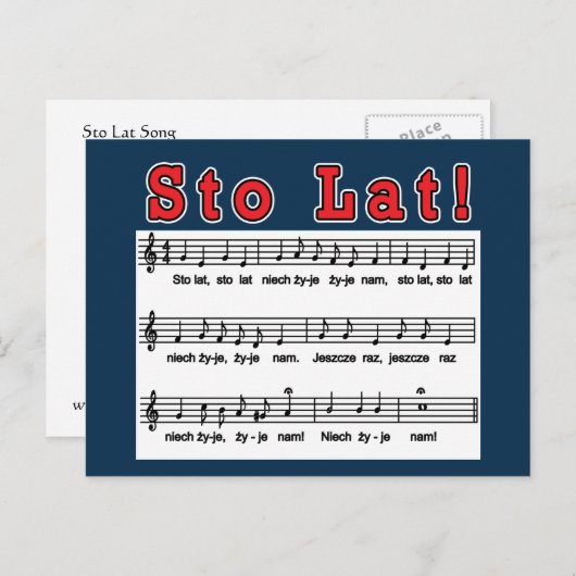 Hou op! Song-Briefkaart Briefkaart (Voorkant / Achterkant)