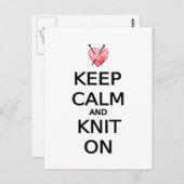 Hou rustig en breek door. briefkaart (Voorkant / Achterkant)