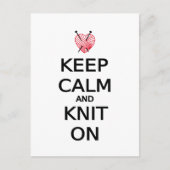 Hou rustig en breek door. briefkaart (Voorkant)