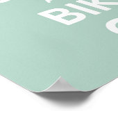 Hou rustig en fiets door poster (Hoek)