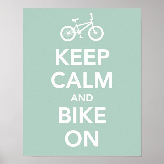 Hou rustig en fiets door poster (Voorkant)