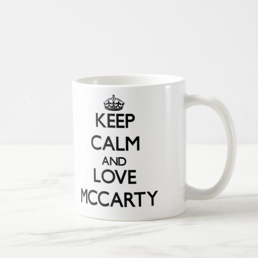Hou rustig en hou van McCarty Koffiemok (Rechts)