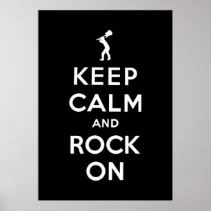 Hou rustig en hou vol poster