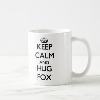 Hou rustig en Hug Fox. Koffiemok