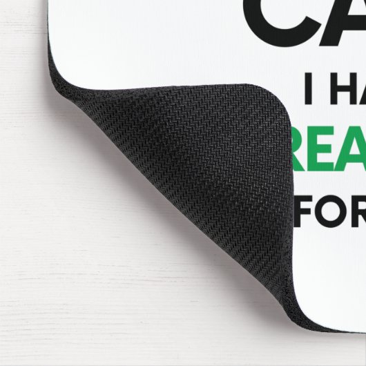 Hou rustig, ik heb daar een spreadsheet voor - Exc Muismat (Hoek)