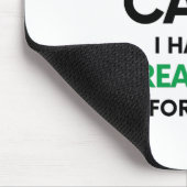 Hou rustig, ik heb daar een spreadsheet voor - Exc Muismat (Hoek)