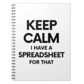 Hou rustig, ik heb daar een spreadsheet voor - Exc Notitieboek (Voorkant)