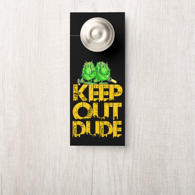 Hou toch op. deurhanger (Op knop)