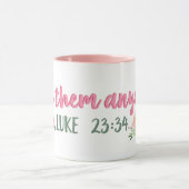 Hou toch van hen Schriftgedeelte / Bijbelvers Mok (Midden)