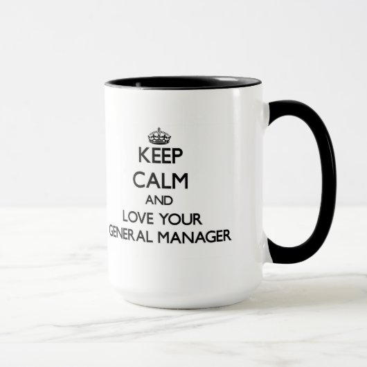 Hou uw algemene manager gerust mok (Rechts)