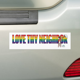 Hou Uw Buurman Lief Bumpersticker