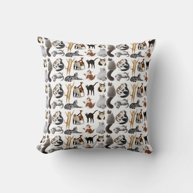 Hou van alle Kitty Cats Pillow Kussen (Voorkant)