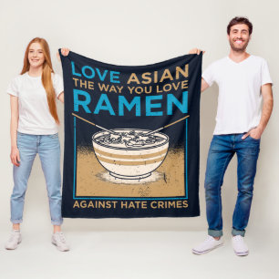 Hou van Aziatisch zoals je wilt van Ramen Fleece Deken