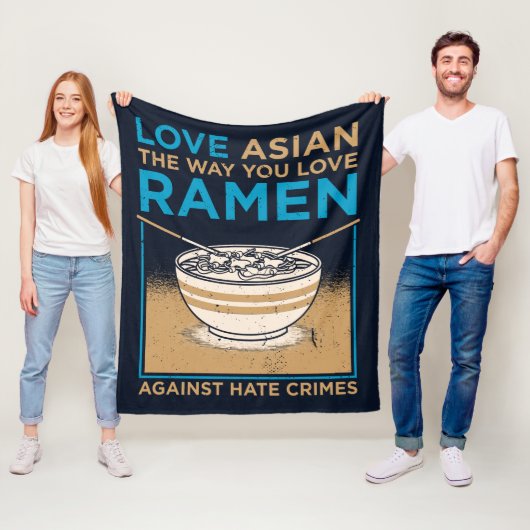 Hou van Aziatisch zoals je wilt van Ramen Fleece Deken (In situ)