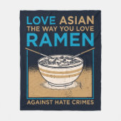 Hou van Aziatisch zoals je wilt van Ramen Fleece Deken (Voorkant)