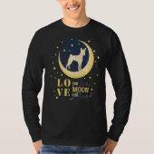 Hou van Basenji naar de maan T-shirt (Voorkant)