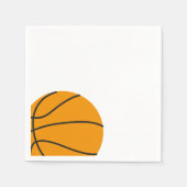 Hou van basketbal, basketballiefhebber servet (Voorkant)