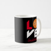 Hou van basketbal koffiemok (Voorkant rechts)