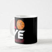 Hou van basketbal koffiemok (Voorkant links)
