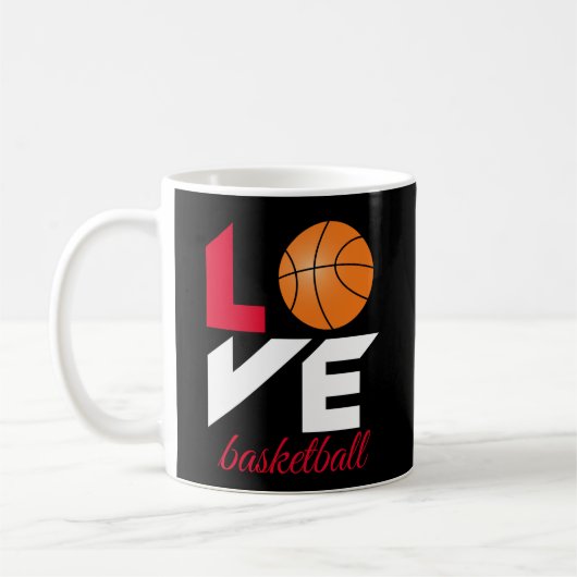 Hou van basketbal koffiemok (Links)