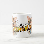 Hou van bengaalse kat koffiemok (Center)