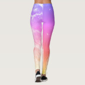 Hou van Blue Magenta Rainbow Pink Leggings (Achterkant)