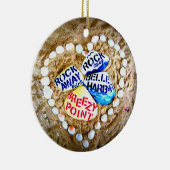 Hou van Breezy Punt. Rockaways. Keramisch Ornament (Rechts)