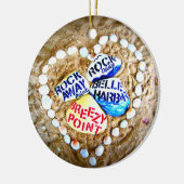 Hou van Breezy Punt. Rockaways. Keramisch Ornament (Links)