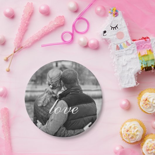 Hou van Creëer, je eigen fotografie Papieren Bordje (Feest)