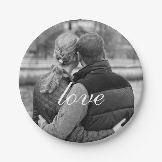 Hou van Creëer, je eigen fotografie Papieren Bordje (Voorkant)